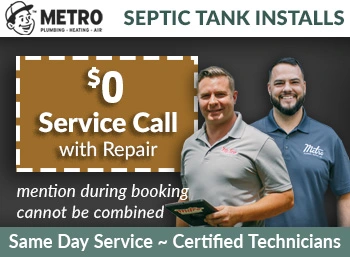 greater chattanooga Septic Tank installation METRO PLUMBING, HEATING, AND AIR